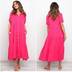 Petal & Pup Wabash Dress in Pink